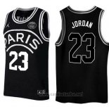 Camiseta AJ x PSG Michael Jordan #23 Negro