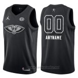 Camiseta All Star 2018 New Orleans Pelicans Nike Personalizada Negro