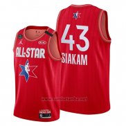 Camiseta All Star 2020 Toronto Raptors Pascal Siakam #43 Rojo