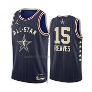 Camiseta All Star 2024 Los Angeles Lakers Austin Reaves NO 15 Azul