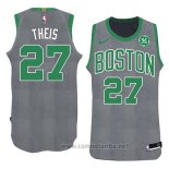 Camiseta Boston Celtics Daniel Theis #27 Navidad 2018 Verde