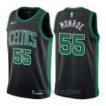 Camiseta Boston Celtics Greg Monroe #55 Statement 2017-18 Negro