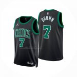 Camiseta Boston Celtics Jaylen Brown NO 7 Statement 2023-25 Negro