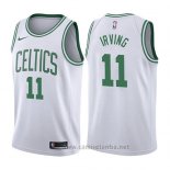 Camiseta Boston Celtics Kyrie Irving #11 2017-18 Blanco