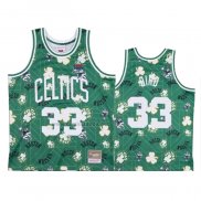 Camiseta Boston Celtics Larry Bird #33 Hardwood Classics Verde