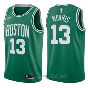 Camiseta Boston Celtics Marcus Morris #13 Icon 2017-18 Verde