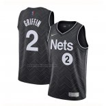 Camiseta Brooklyn Nets Blake Griffin #2 Earned 2020-21 Negro