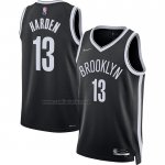 Camiseta Brooklyn Nets James Harden #13 Icon 2021-22 Negro
