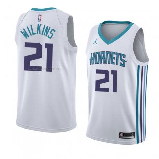 Camiseta Charlotte Hornets Isaiah Wilkins #21 Association 2018 Blanco