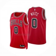 Camiseta Chicago Bulls Coby White NO 0 Icon 2025-26 Rojo