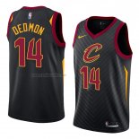 Camiseta Cleveland Cavaliers Dewayne Dedmon #14 Statement 2018 Negro