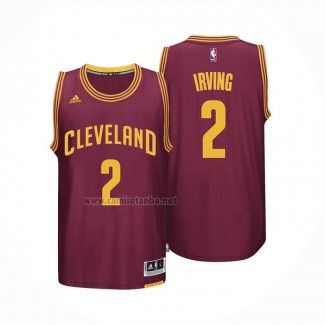 Camiseta Cleveland Cavaliers Kyrie Irving #2 Retro Rojo