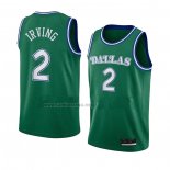 Camiseta Dallas Mavericks Kyrie Irving #2 Hardwood Classics 2022-23 Verde