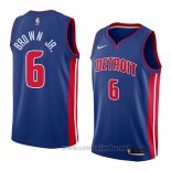 Camiseta Detroit Pistons Bruce Brown Jr. #6 Icon 2018 Azul