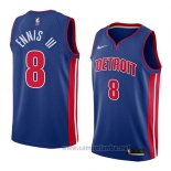 Camiseta Detroit Pistons James Ennis III #8 Icon 2018 Azul