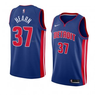 Camiseta Detroit Pistons Reggie Hearn #37 Icon 2018 Azul