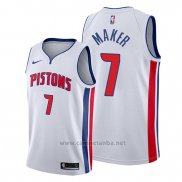 Camiseta Detroit Pistons Thon Maker #7 Association Blanco