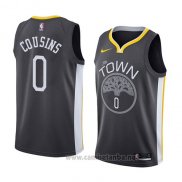 Camiseta Golden State Warriors Demarcus Cousins #0 Statement 2018-19 Negro