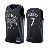 Camiseta Golden State Warriors Eric Paschall #7 Ciudad Edition Negro