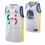 Camiseta Golden State Warriors Juan Toscano-Anderson #95 2022 Slam Dunk Special Mexico Edition Blanco Camiseta Golden State Warriors Juan Toscano-Anderson #95 2022 Slam Dunk Special Mexico Edition Blanco