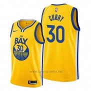 Camiseta Golden State Warriors Stephen Curry #30 Statement The Bay Oro