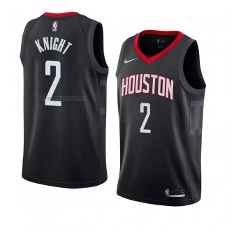 Camiseta Houston Rockets Brandon Knight #2 Statement 2018 Negro