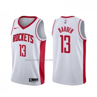 Camiseta Houston Rockets James Harden #13 Association Blanco