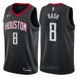 Camiseta Houston Rockets Le'bryan Nash #8 Statement 2017-18 Negro