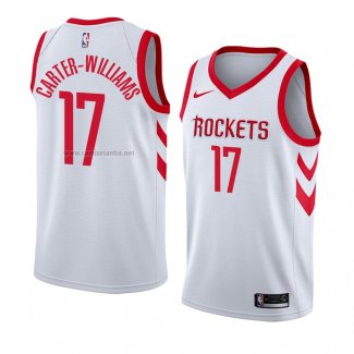 Camiseta Houston Rockets Michael Carter Williams #1 Association 2018 Blanco