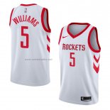 Camiseta Houston Rockets Troy Williams #5 Association 2018 Blanco