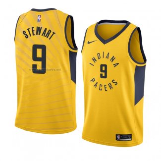 Camiseta Indiana Pacers Elijah Stewart #9 Statement 2018 Amarillo