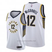 Camiseta Indiana Pacers T.j. Mcconnell #9 Earned 2019-20 Blanco