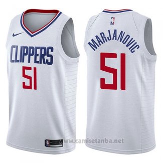 Camiseta Los Angeles Clippers Boban Marjanovic #51 Association 2017-18 Blanco