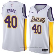 Camiseta Los Angeles Lakers Ivica Zubac #40 Association 2018 Blanco