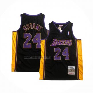 Camiseta Los Angeles Lakers Kobe Bryant #24 Mitchell & Ness 2009-10 Negro