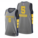 Camiseta Memphis Grizzlies Andrew Harrison #5 Ciudad Edition Gris