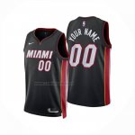 Camiseta Miami Heat Personalizada Icon 2024-25 Negro