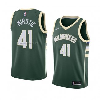 Camiseta Milwaukee Bucks Nikola Mirotic #41 Icon 2018 Verde