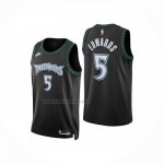 Camiseta Minnesota Timberwolves Anthony Edwards NO 5 Classic 2025-26 Negro  Camiseta Minnesota Timberwolves Anthony Edwards NO 5 Classic 2025-26 Negro