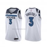 Camiseta Minnesota Timberwolves Jarred Vanderbilt #3 Association Blanco