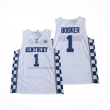 Camiseta NCAA Kentucky Wildcat Devin Booker 2025 Blanco