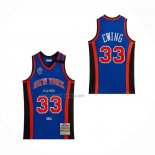 Camiseta New York Knicks Patrick Ewing NO 33 Mitchell & Ness 1998-99 Azul