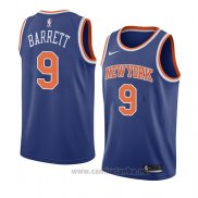 Camiseta New York Knicks R.j. Barrett #9 Icon 2019-20 Azul