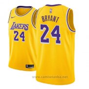 Camiseta Nino Los Angeles Lakers Kobe Bryant #24 Icon 2018-19 Amarillo