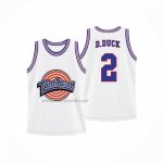 Camiseta Nino Tune Squad Daffy Duck #2 Blanco