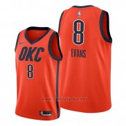 Camiseta Oklahoma City Thunder Jawun Evans #8 Earned Naranja