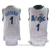 Camiseta Orlando Magic Anfernee Hardaway #1 Retro Blanco