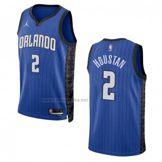 Camiseta Orlando Magic Caleb Houstan #2 Statement 2022-23 Azul