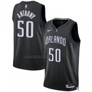 Camiseta Orlando Magic Cole Anthony #50 Ciudad 2022-23 Negro