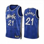 Camiseta Orlando Magic Moritz Wagner #21 Classic 2023-24 Azul